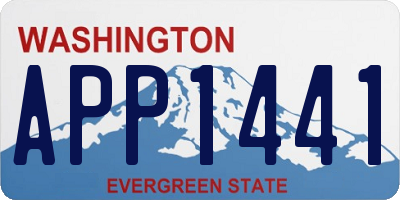 WA license plate APP1441