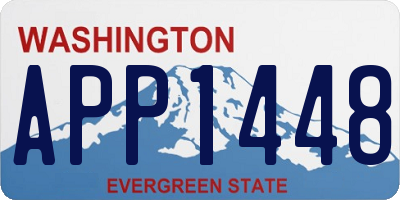 WA license plate APP1448