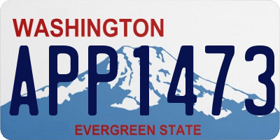 WA license plate APP1473