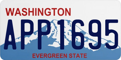 WA license plate APP1695