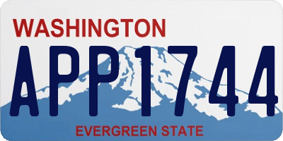 WA license plate APP1744