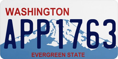 WA license plate APP1763