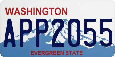 WA license plate APP2055