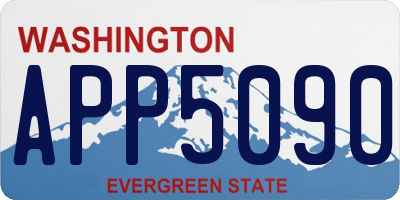 WA license plate APP5090