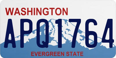 WA license plate APQ1764