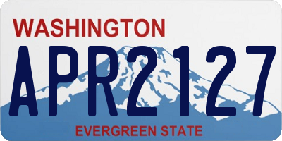 WA license plate APR2127