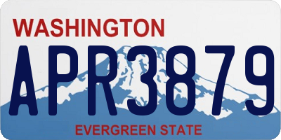 WA license plate APR3879