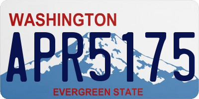 WA license plate APR5175