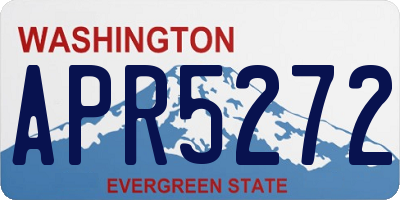 WA license plate APR5272