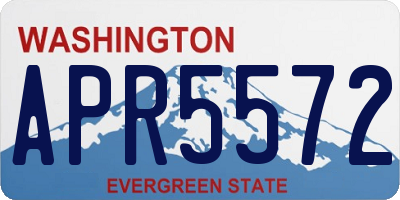 WA license plate APR5572