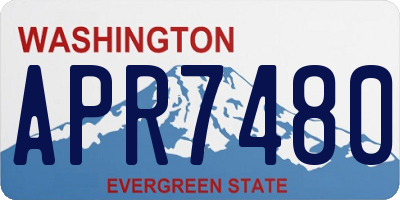 WA license plate APR7480