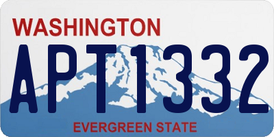 WA license plate APT1332