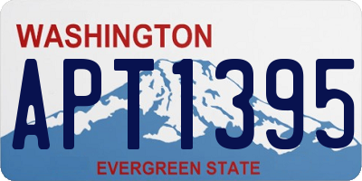 WA license plate APT1395