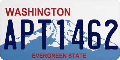 WA license plate APT1462