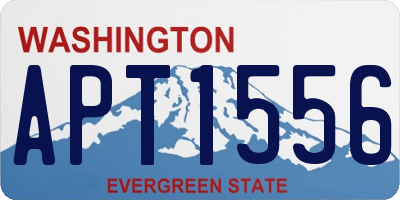 WA license plate APT1556