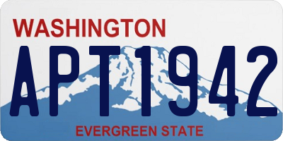 WA license plate APT1942