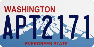 WA license plate APT2171