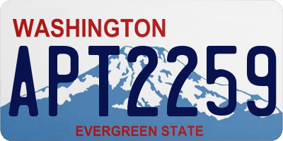 WA license plate APT2259