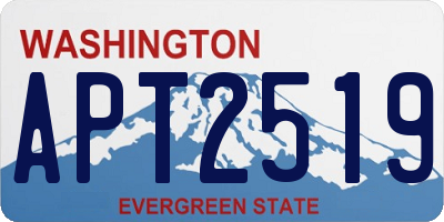 WA license plate APT2519