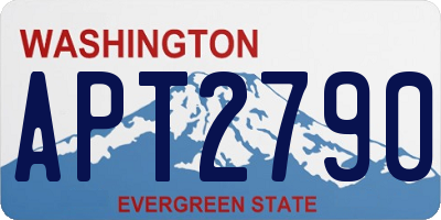 WA license plate APT2790