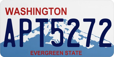 WA license plate APT5272