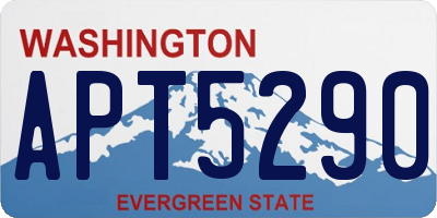WA license plate APT5290