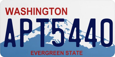 WA license plate APT5440