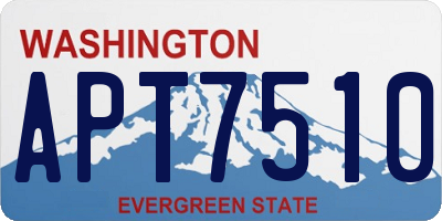 WA license plate APT7510