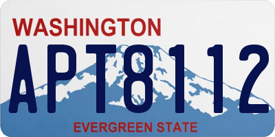 WA license plate APT8112