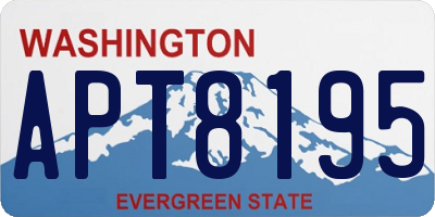 WA license plate APT8195