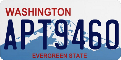 WA license plate APT9460