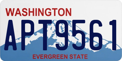 WA license plate APT9561