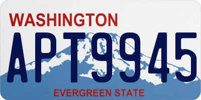 WA license plate APT9945