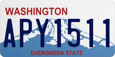WA license plate APY1511