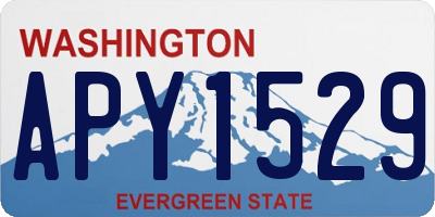 WA license plate APY1529