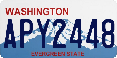 WA license plate APY2448