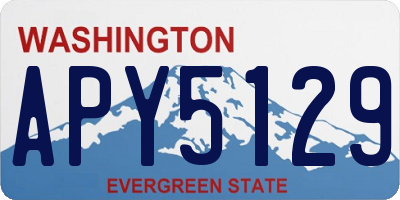 WA license plate APY5129