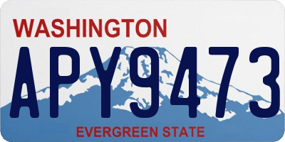 WA license plate APY9473