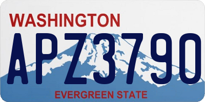 WA license plate APZ3790