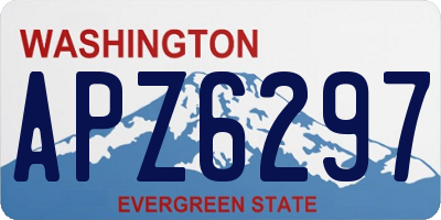 WA license plate APZ6297