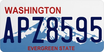 WA license plate APZ8595