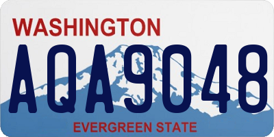 WA license plate AQA9048