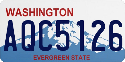 WA license plate AQC5126