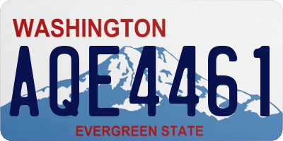 WA license plate AQE4461