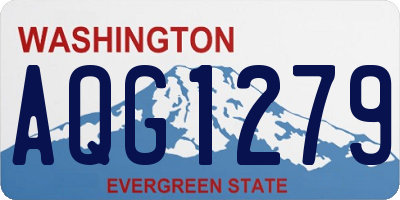 WA license plate AQG1279