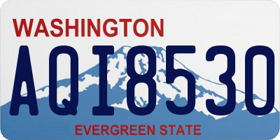WA license plate AQI8530