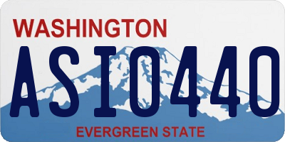 WA license plate ASI0440