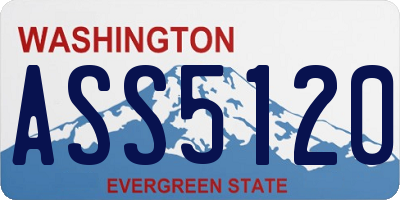WA license plate ASS5120