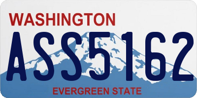 WA license plate ASS5162