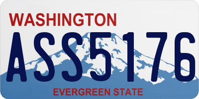 WA license plate ASS5176